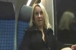 German Teen Couple Have A Fuck On The Train !